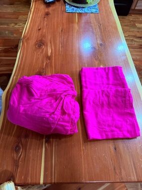 King size 100% cotton fitted sheet and pillow cases